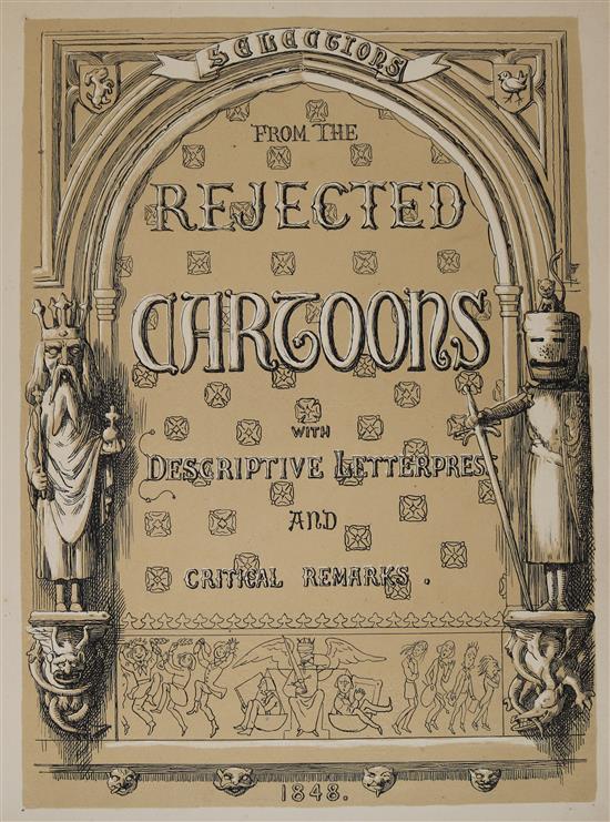 Doyle, Reginald (illustrator) - Selections from the Rejected Cartoons (of the Houses of Parliament), folio,